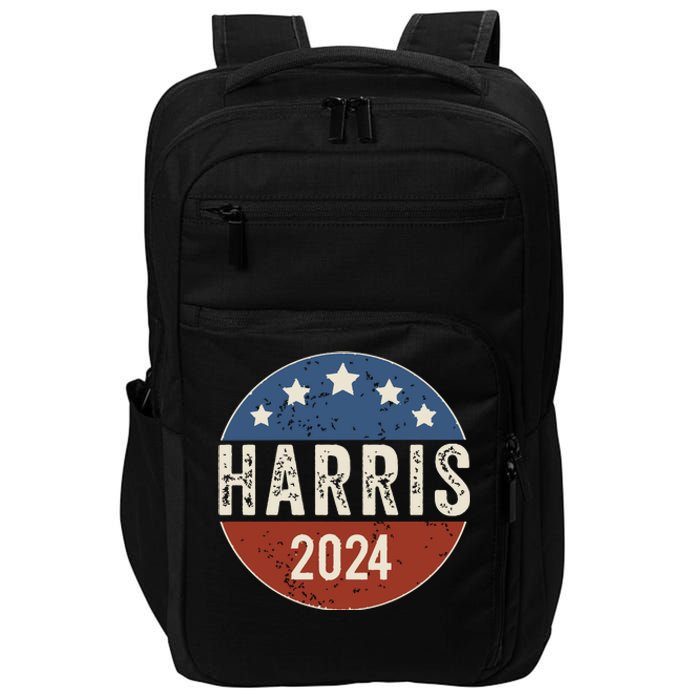 Kamala Harris 2024 For President Campaign Us Flag Impact Tech Backpack