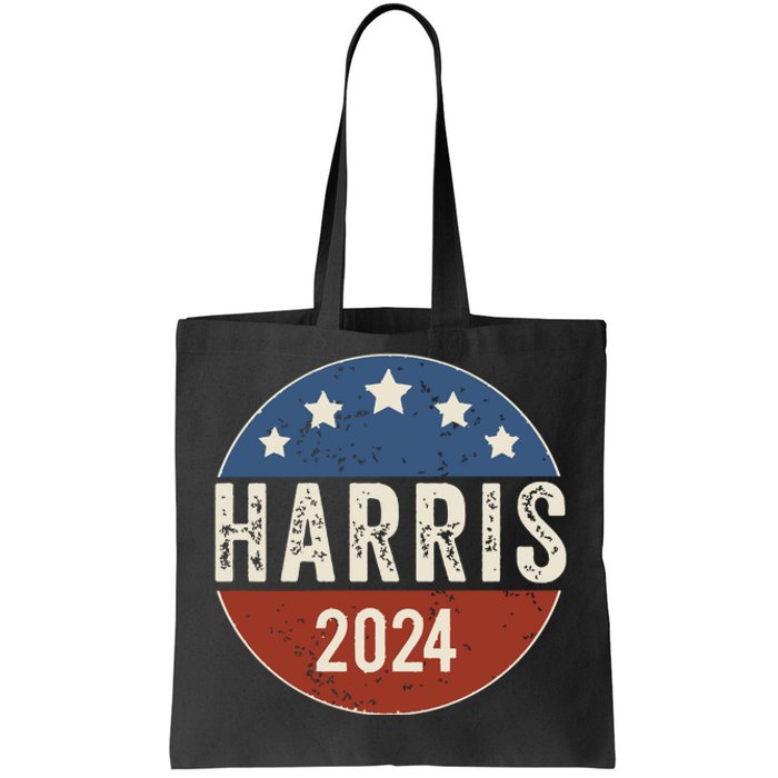 Kamala Harris 2024 For President Campaign Us Flag Tote Bag