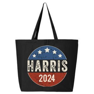 Kamala Harris 2024 For President Campaign Us Flag 25L Jumbo Tote