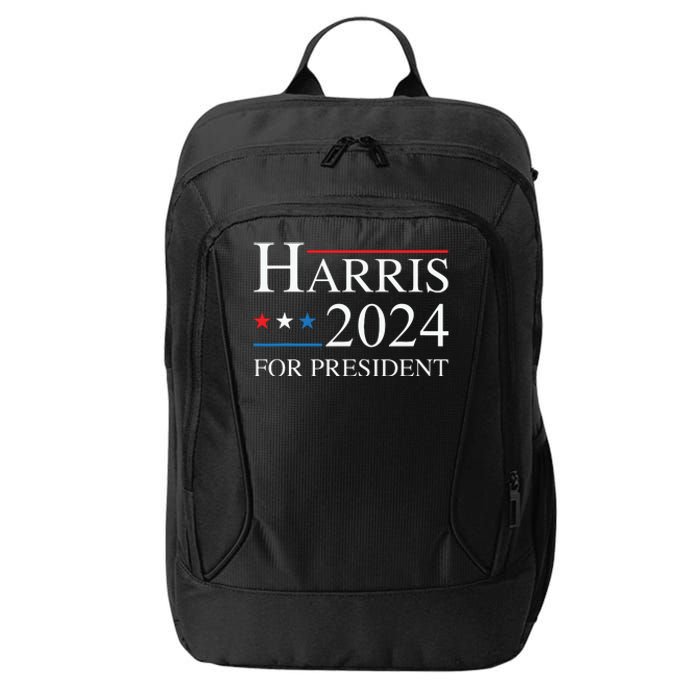 Kamala Harris 2024 For President Election Campaign City Backpack