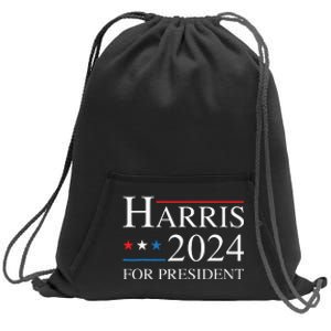 Kamala Harris 2024 For President Election Campaign Sweatshirt Cinch Pack Bag