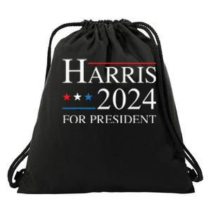 Kamala Harris 2024 For President Election Campaign Drawstring Bag