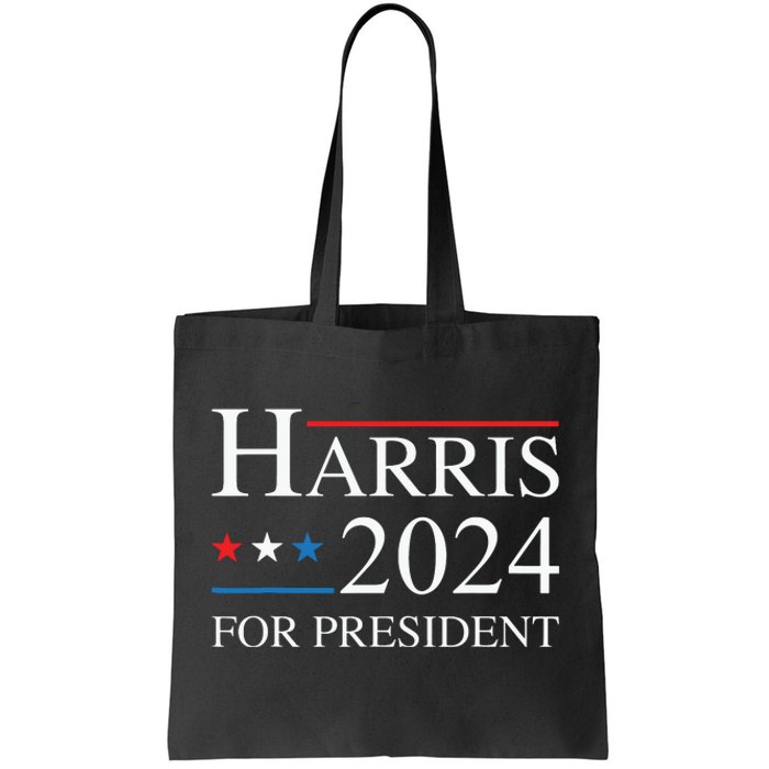 Kamala Harris 2024 For President Election Campaign Tote Bag