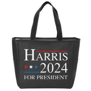 Kamala Harris 2024 For President Election Campaign Zip Tote Bag