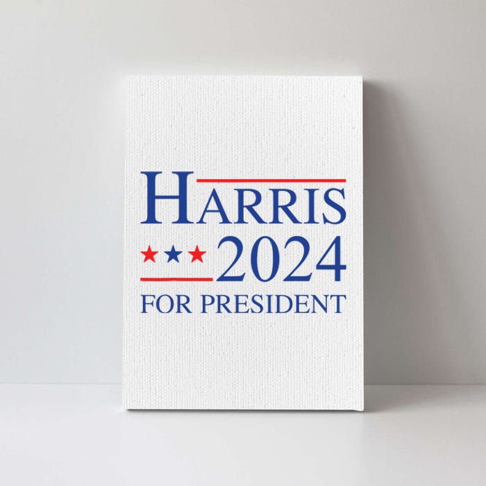 Kamala Harris 2024 For President Election Campaign Canvas