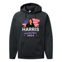 Kamala Harris 2024 Kamala Harris For President 2024 Performance Fleece Hoodie