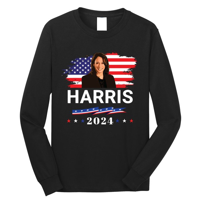 Kamala Harris 2024 Kamala Harris For President 2024 Long Sleeve Shirt