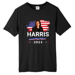 Kamala Harris 2024 Kamala Harris For President 2024 Tall Fusion ChromaSoft Performance T-Shirt