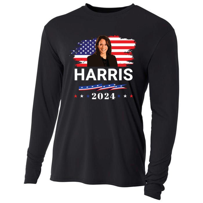 Kamala Harris 2024 Kamala Harris For President 2024 Cooling Performance Long Sleeve Crew