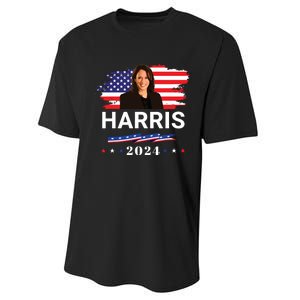 Kamala Harris 2024 Kamala Harris For President 2024 Performance Sprint T-Shirt