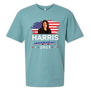 Kamala Harris 2024 Kamala Harris For President 2024 Sueded Cloud Jersey T-Shirt