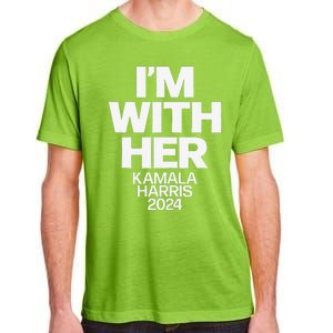 Kamala Harris 2024 Support Im With Her Kamala Harris 2024 Adult ChromaSoft Performance T-Shirt