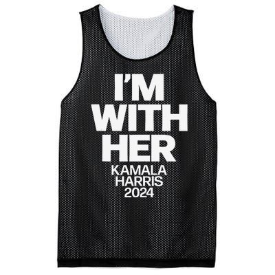 Kamala Harris 2024 Support Im With Her Kamala Harris 2024 Mesh Reversible Basketball Jersey Tank