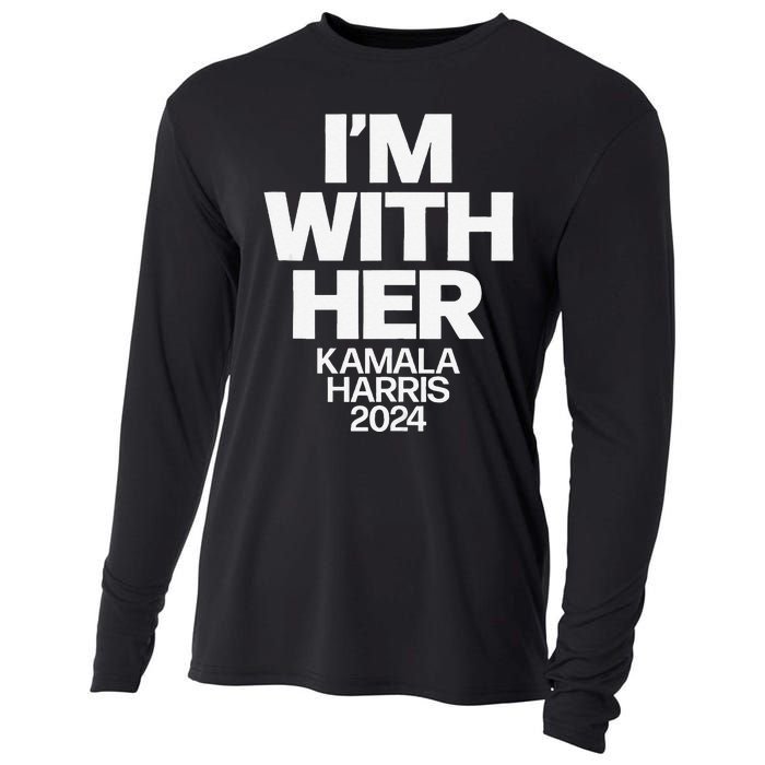 Kamala Harris 2024 Support Im With Her Kamala Harris 2024 Cooling Performance Long Sleeve Crew