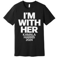 Kamala Harris 2024 Support Im With Her Kamala Harris 2024 Premium T-Shirt