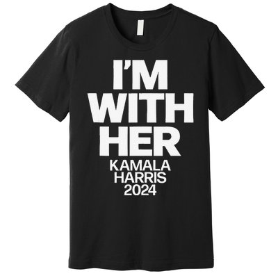 Kamala Harris 2024 Support Im With Her Kamala Harris 2024 Premium T-Shirt