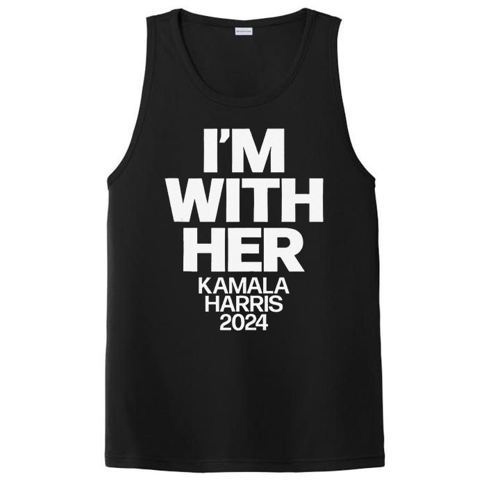 Kamala Harris 2024 Support Im With Her Kamala Harris 2024 PosiCharge Competitor Tank