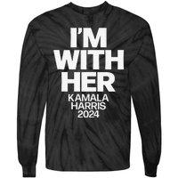 Kamala Harris 2024 Support Im With Her Kamala Harris 2024 Tie-Dye Long Sleeve Shirt