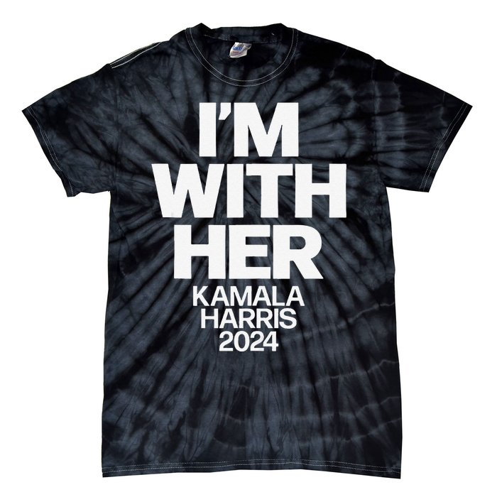 Kamala Harris 2024 Support Im With Her Kamala Harris 2024 Tie-Dye T-Shirt