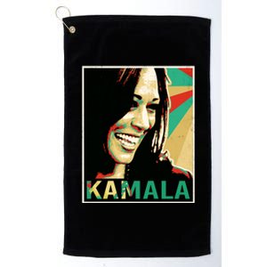 Kamala Harris 2024 Kamala For President Platinum Collection Golf Towel