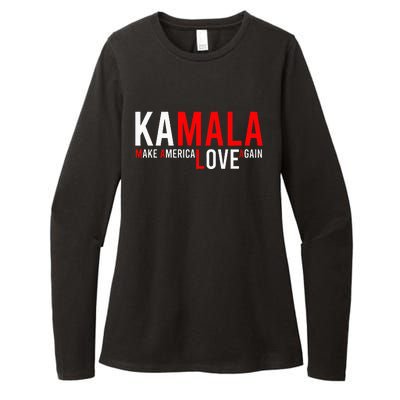 Kamala Harris 2024 For President Make America Love Again Womens CVC Long Sleeve Shirt