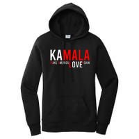 Kamala Harris 2024 For President Make America Love Again Women's Pullover Hoodie