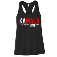 Kamala Harris 2024 For President Make America Love Again Women's Racerback Tank