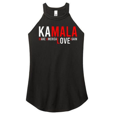 Kamala Harris 2024 For President Make America Love Again Women's Perfect Tri Rocker Tank