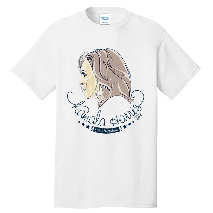 Kamala Harris 2024 For President Kamala Harris 2024 Tall T-Shirt