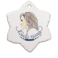 Kamala Harris 2024 For President Kamala Harris 2024 Ceramic Star Ornament