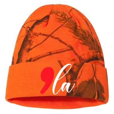 Kamala Harris 2024 President Comma La Kati Licensed 12" Camo Beanie