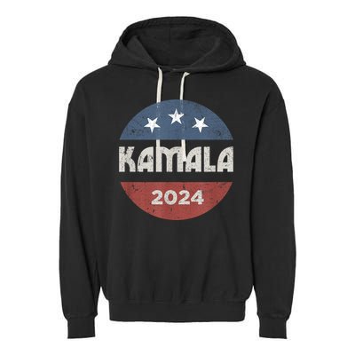 Kamala Harris 2024 For President Campaign Garment-Dyed Fleece Hoodie