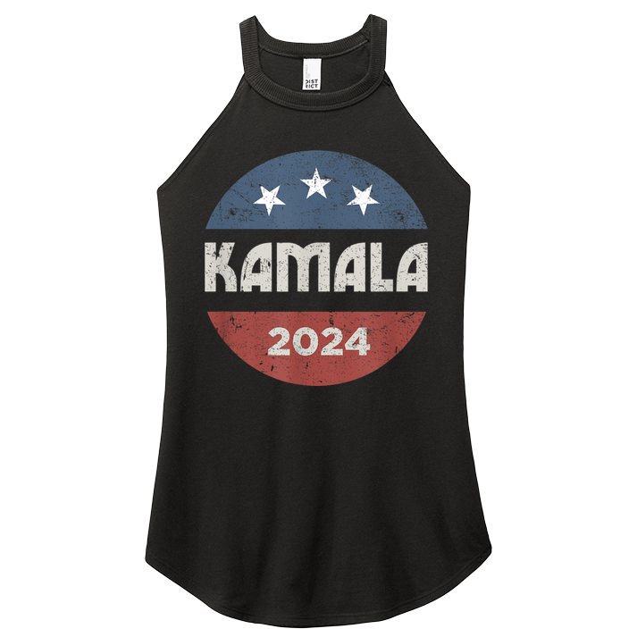 Kamala Harris 2024 For President Campaign Women's Perfect Tri Rocker Tank