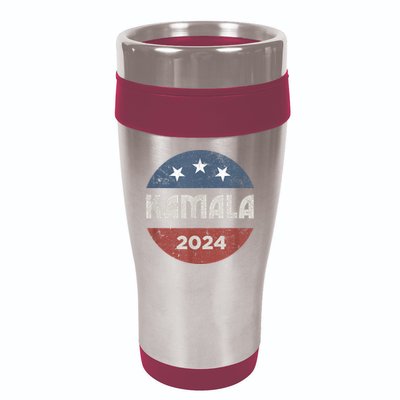 Kamala Harris 2024 For President Campaign 16oz Travel Tumbler