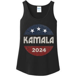 Kamala Harris 2024 For President Campaign Ladies Essential Tank