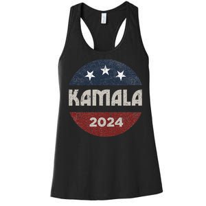 Kamala Harris 2024 For President Campaign Women's Racerback Tank