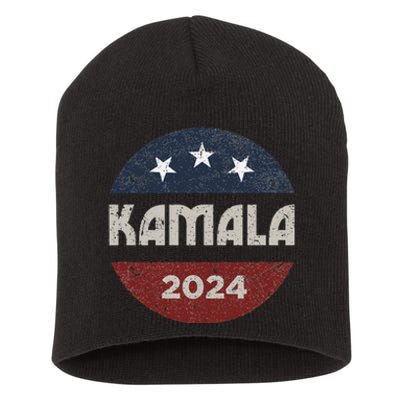 Kamala Harris 2024 For President Campaign Short Acrylic Beanie