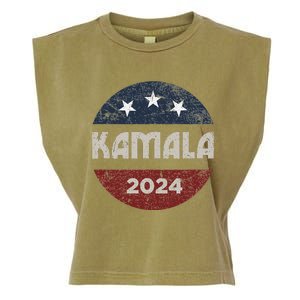 Kamala Harris 2024 For President Campaign Garment-Dyed Women's Muscle Tee