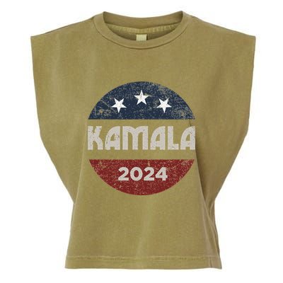 Kamala Harris 2024 For President Campaign Garment-Dyed Women's Muscle Tee