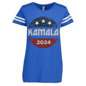 Kamala Harris 2024 For President Campaign Enza Ladies Jersey Football T-Shirt