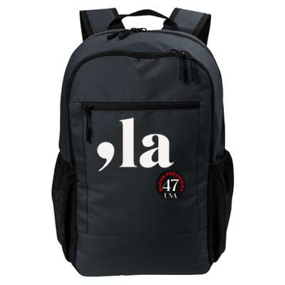 Kamala Harris 2024 President Comma La Funny Daily Commute Backpack