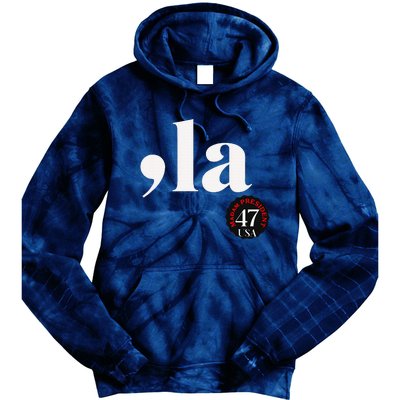 Kamala Harris 2024 President Comma La Funny Tie Dye Hoodie