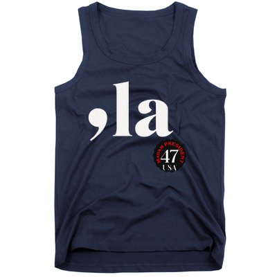 Kamala Harris 2024 President Comma La Funny Tank Top