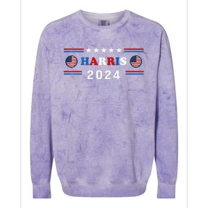 Kamala Harris 2024 For President Kamala Harris Tim Premium Colorblast Crewneck Sweatshirt