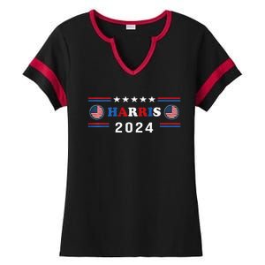 Kamala Harris 2024 For President Kamala Harris Tim Premium Ladies Halftime Notch Neck Tee