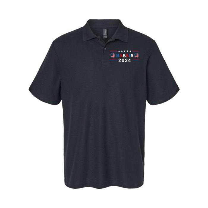 Kamala Harris 2024 For President Kamala Harris Tim Premium Softstyle Adult Sport Polo