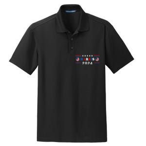 Kamala Harris 2024 For President Kamala Harris Tim Premium Dry Zone Grid Polo