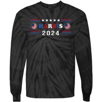 Kamala Harris 2024 For President Kamala Harris Tim Premium Tie-Dye Long Sleeve Shirt