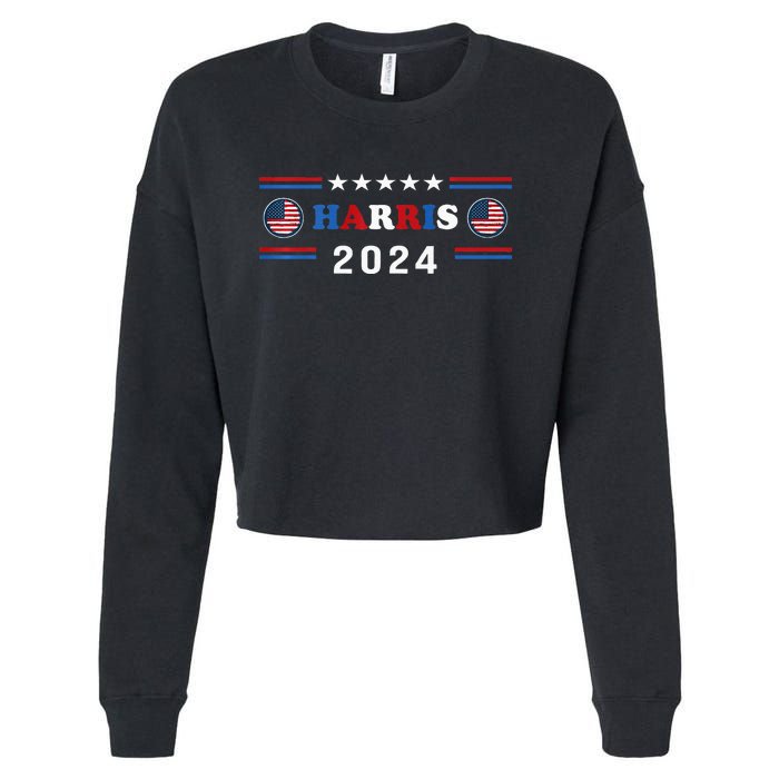 Kamala Harris 2024 For President Kamala Harris Tim Premium Cropped Pullover Crew