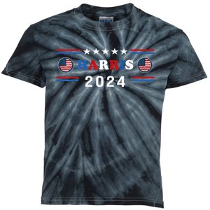 Kamala Harris 2024 For President Kamala Harris Tim Premium Kids Tie-Dye T-Shirt